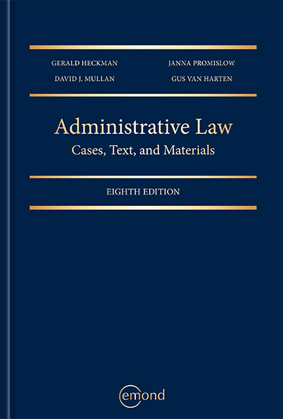 Administrative Law: Cases, Text and Materials, 8th Edition