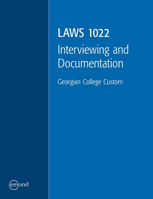 Laws 1022 Interviewing and Documentation (Georgian Custom - 2026)