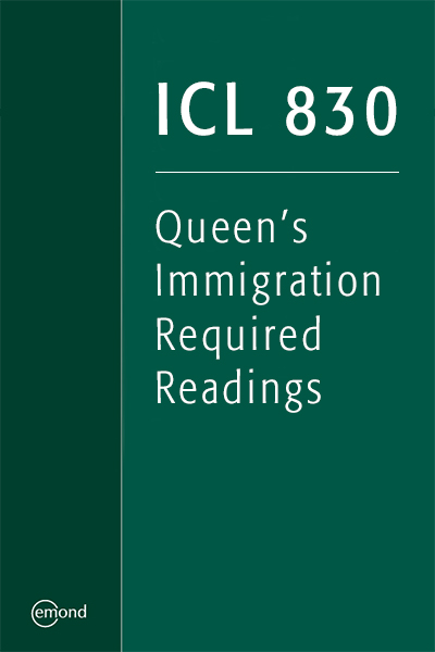 ICL 830 – Queen's Immigration Required Readings - Final Sale