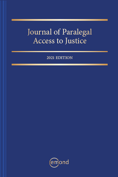 Journal of Paralegal Access to Justice, 2021 Edition