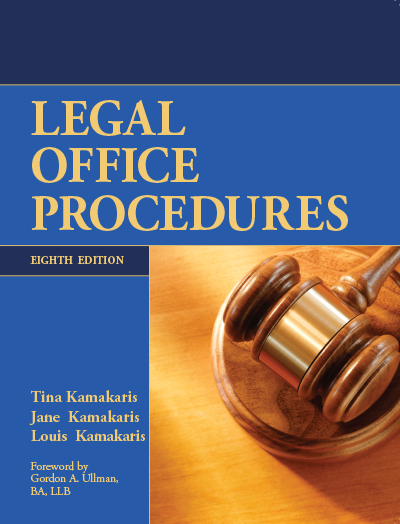 Legal Office Procedures, 8th Edition