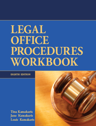 Legal Office Procedures Workbook, 8th Edition