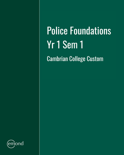 Police Foundations - Yr 1 Sem 1 Custom eBook (Cambrian - 2026)