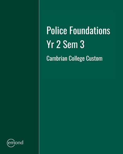 Police Foundations - Yr 2 Sem 3 Custom eBook (Cambrian - 2026)